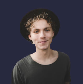 The man in the hat